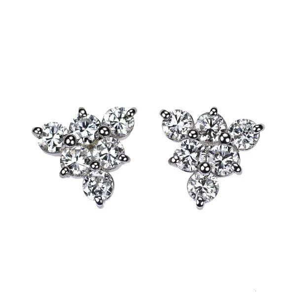 PT850 DIAMOND EARRING: Pt850 diamond earring Brand: None Type/Style: piercing Material: Metal Purity 850, Metal Platinum, Main Stone/Creation Natural Color: Platinum Size: None Accessories: None Accessories Noti