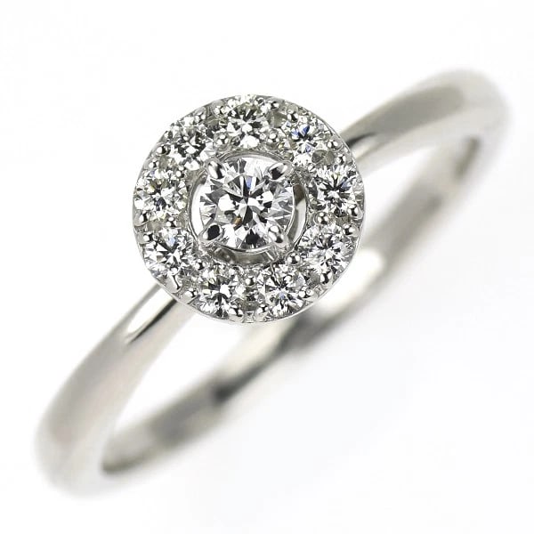 PONTE VECCHIO PT999 DIAMOND RING (1 of 2)