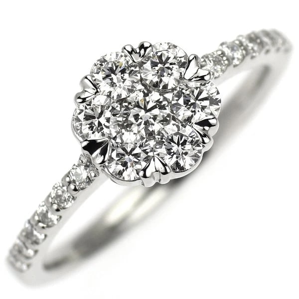 PT900 DIAMOND RING: Pt900 diamond ring Brand: None Type/Style: Ring Material: Metal Purity 900, Metal Platinum, Main Stone/Creation Natural Color: Platinum Size: 6 US Accessories: None Accessories Notice: When