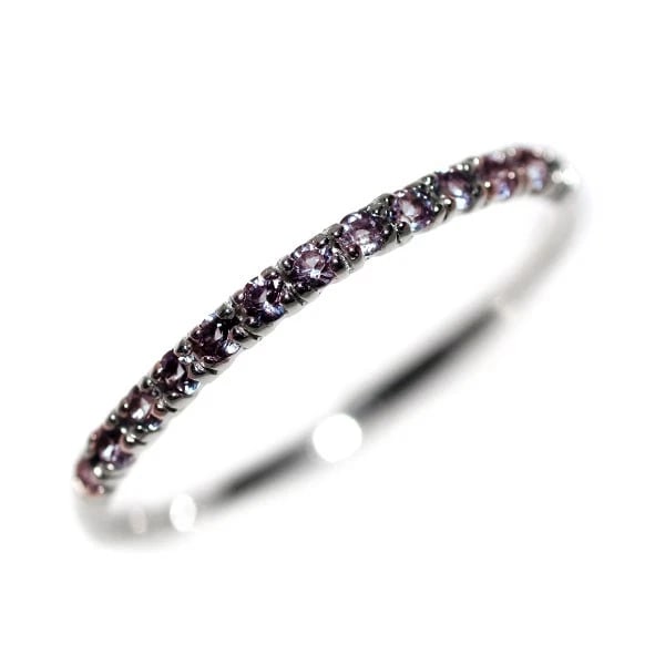 K18WG SYNTHETIC ALEXANDRITE RING: K18WG synthetic alexandrite ring Brand: None Type/Style: Ring Material: Metal Purity K18, Metal Gold, Main Stone/Creation alexandrite Color: None Size: 6.75 - 7 US Accessories: None