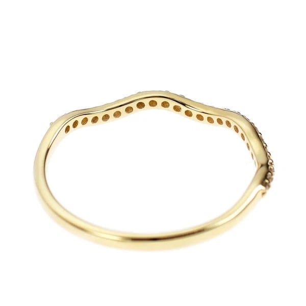 K18YG DIAMOND RING - 2