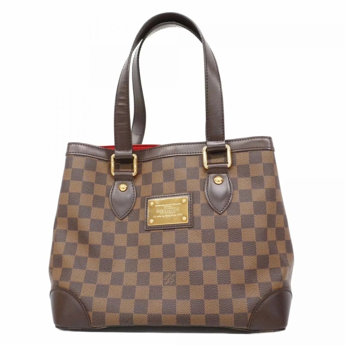 LOUIS VUITTON DAMIER HAMPSTEAD PM TOTE BAG: Louis Vuitton Damier Hampstead PM Tote Bag Brand: Louis Vuitton Type/Style: Tote bag Material: Damier Color: Ebene Size: Size (HxWxD) 24cm x 28.5cm x 18cm / 9.44'' x 11.22'' x 7.08'' Accessories: