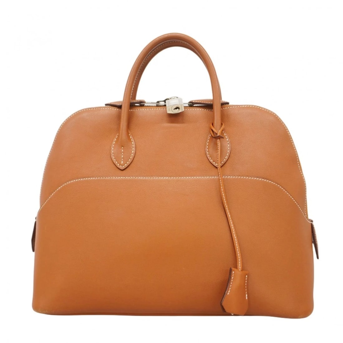 HERMES BOLIDE 1923 30 SWIFT GOLD HANDBAG (1 of 11)