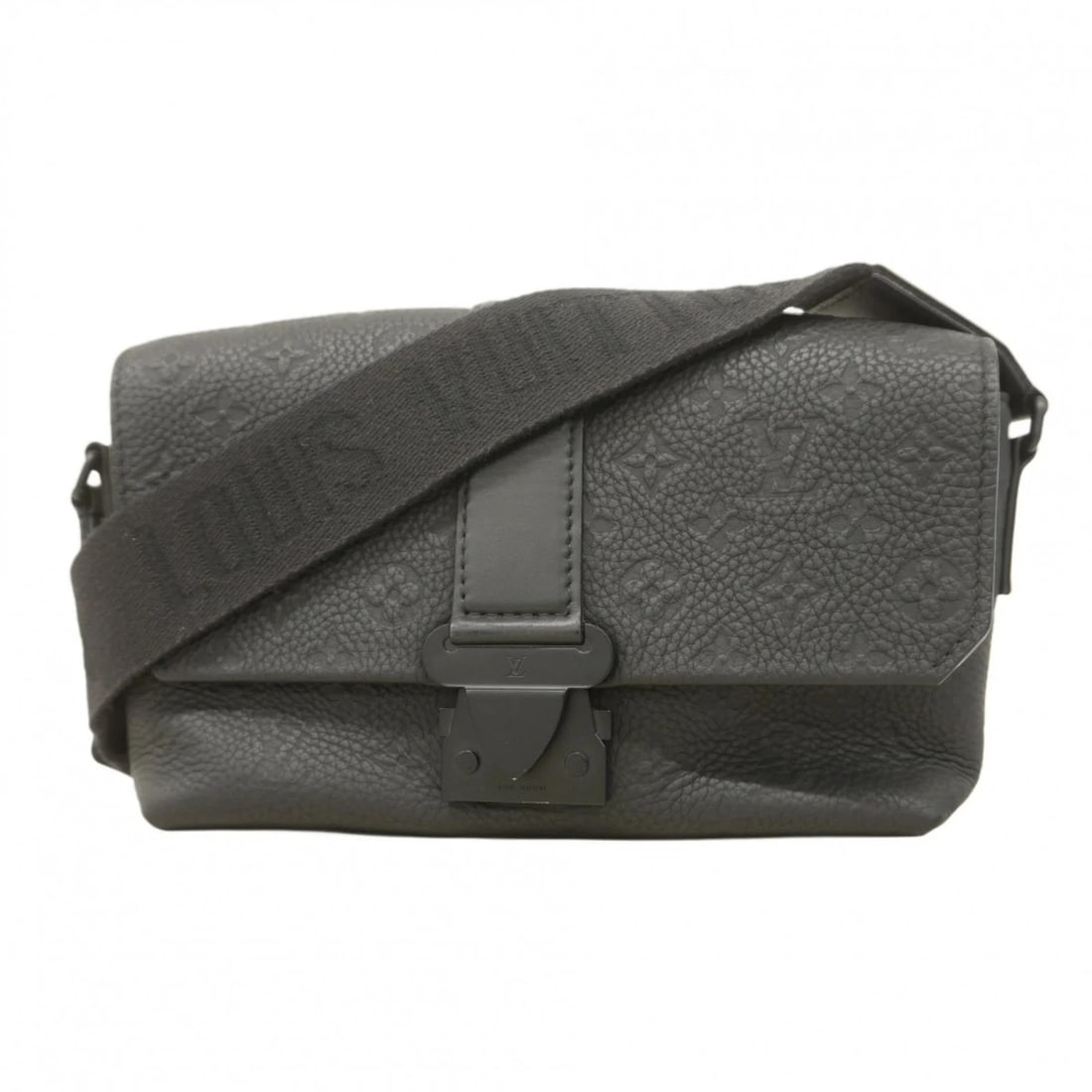 LOUIS VUITTON MONOGRAM TAURILLON S CAPE SHOULDER BAG: Louis Vuitton Monogram Taurillon S Cape Shoulder Bag Brand: Louis Vuitton Type/Style: Shoulder bag Material: Monogram Color: Black Size: Size (HxWxD) 18cm x 25cm x 9cm / 7.08'' x 9.84'' x 3.54''