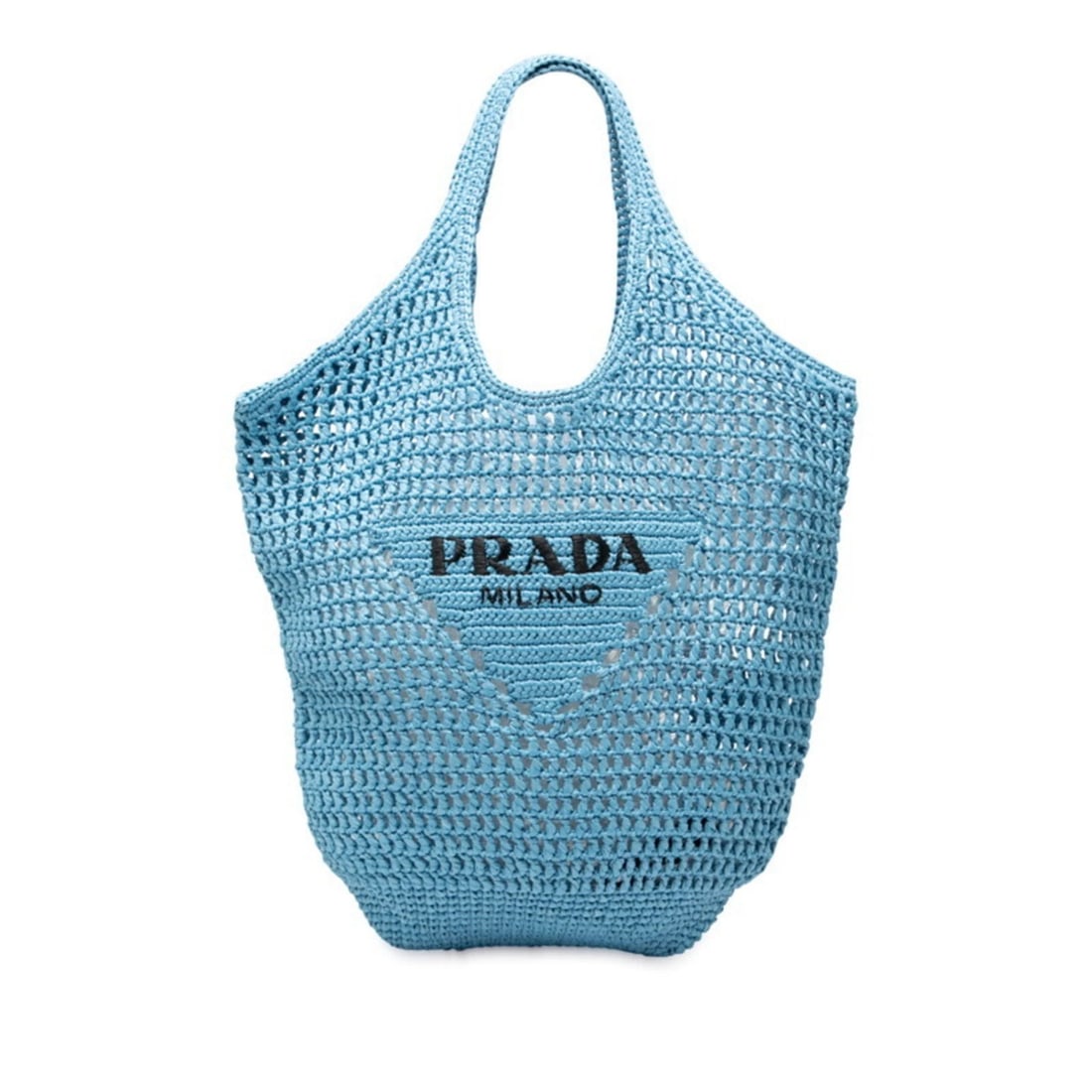 PRADA CROCHET HANDBAG TOTE BAG (1 of 5)