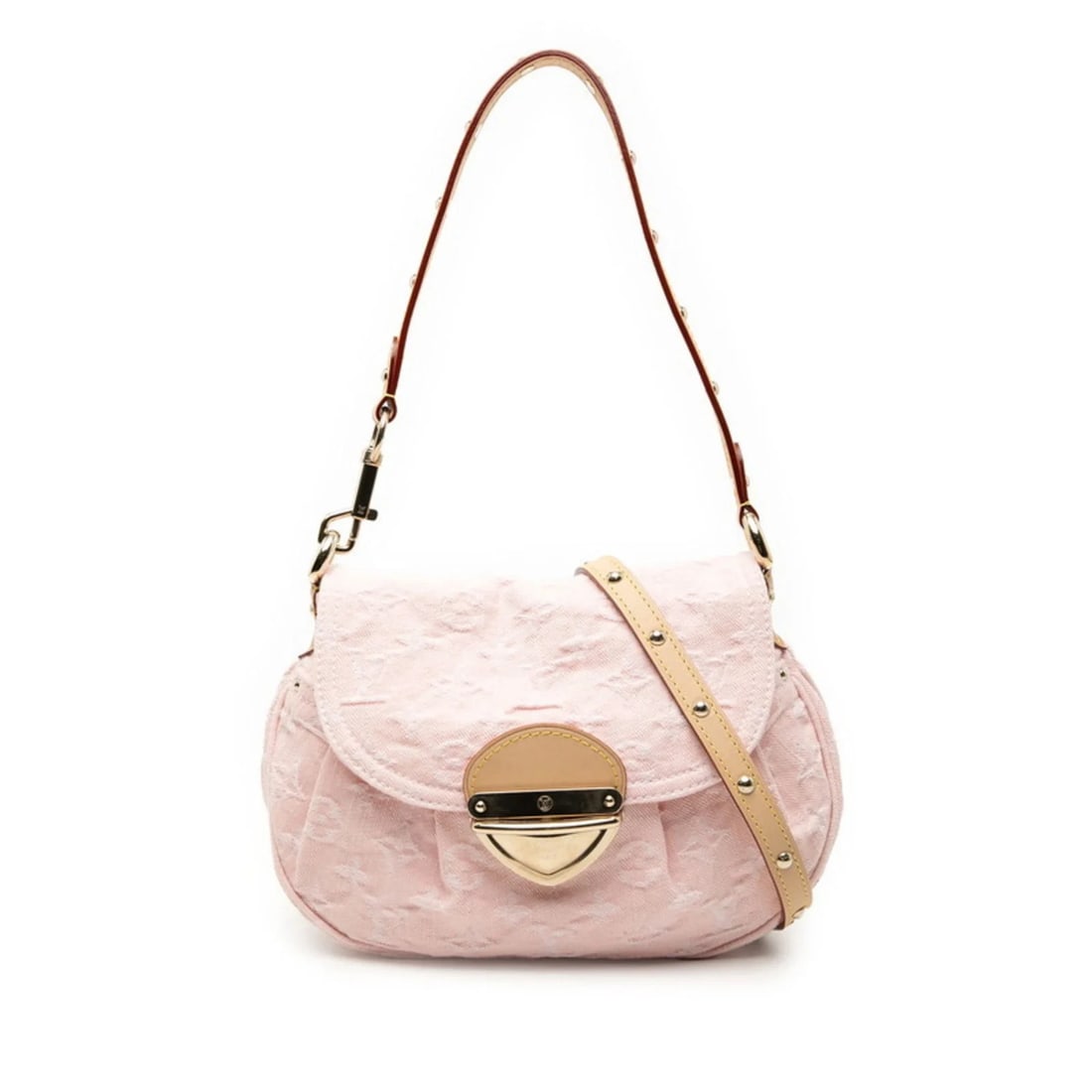 LOUIS VUITTON MONOGRAM DENIM SUNSET WASHED PINK SHOULDER BAG: Louis Vuitton Monogram Denim Sunset Washed Pink Shoulder Bag Brand: Louis Vuitton Type/Style: Shoulder bag Material: Denim Color: Pink Size: Size (HxWxD) 20cm x 26.5cm x 6.5cm / 7.87'' x 10.43'' x
