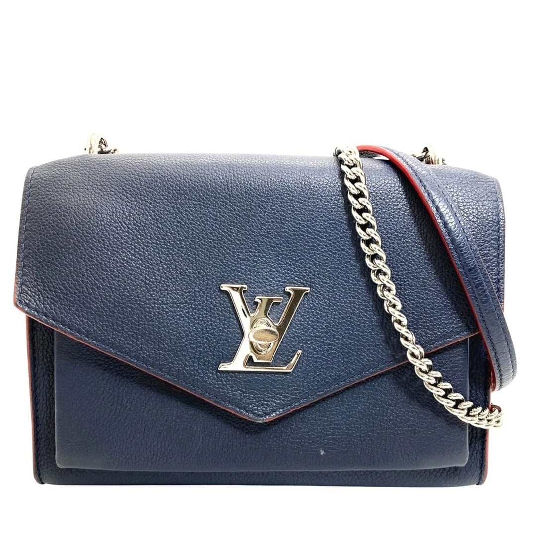 LOUIS VUITTON BB MARINE ROUGE SHOULDER BAG: Louis Vuitton BB Marine Rouge Shoulder Bag Brand: Louis Vuitton Type/Style: Shoulder bag Material: Leather Color: Navy Size: Size (HxWxD) 15cm x 22cm x 8cm / 5.9'' x 8.66'' x 3.14'' Accessories: