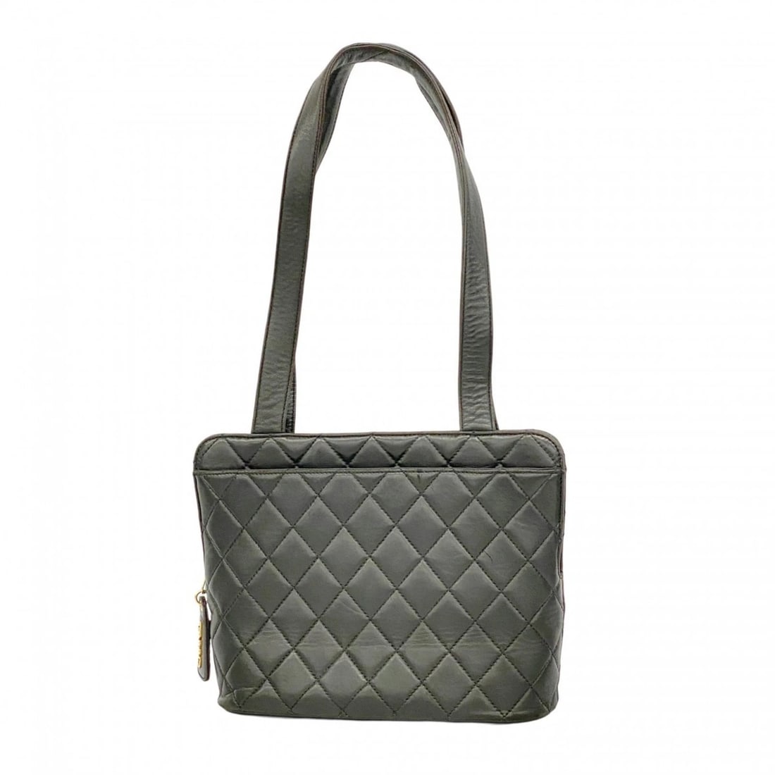 CHANEL MATELASSE SHOULDER BAG LAMBSKIN BLACK: Chanel Matelasse Shoulder Bag Lambskin Black Brand: Chanel Type/Style: Shoulder bag Material: Leather Color: Black Size: Size (HxWxD) 20cm x 25cm x 10cm / 7.87'' x 9.84'' x 3.93'' Accessories: No