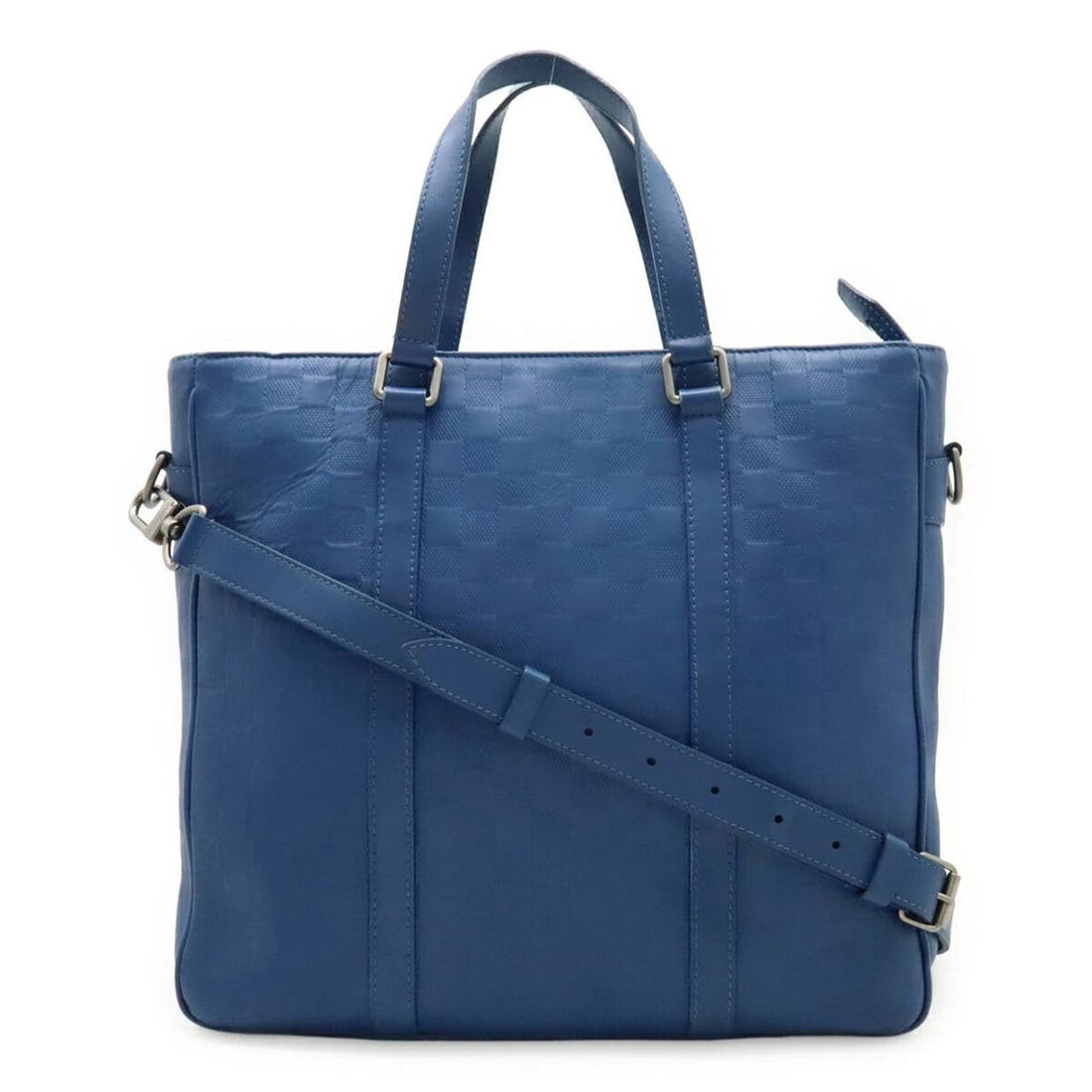 LOUIS VUITTON DAMIER INFINI TADAO PM TOTE BAG SHOULDER (1 of 10)