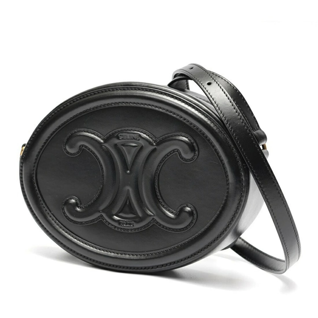 CELINE CUIR TRIOMPHE OVAL BAG SHOULDER LEATHER (1 of 4)