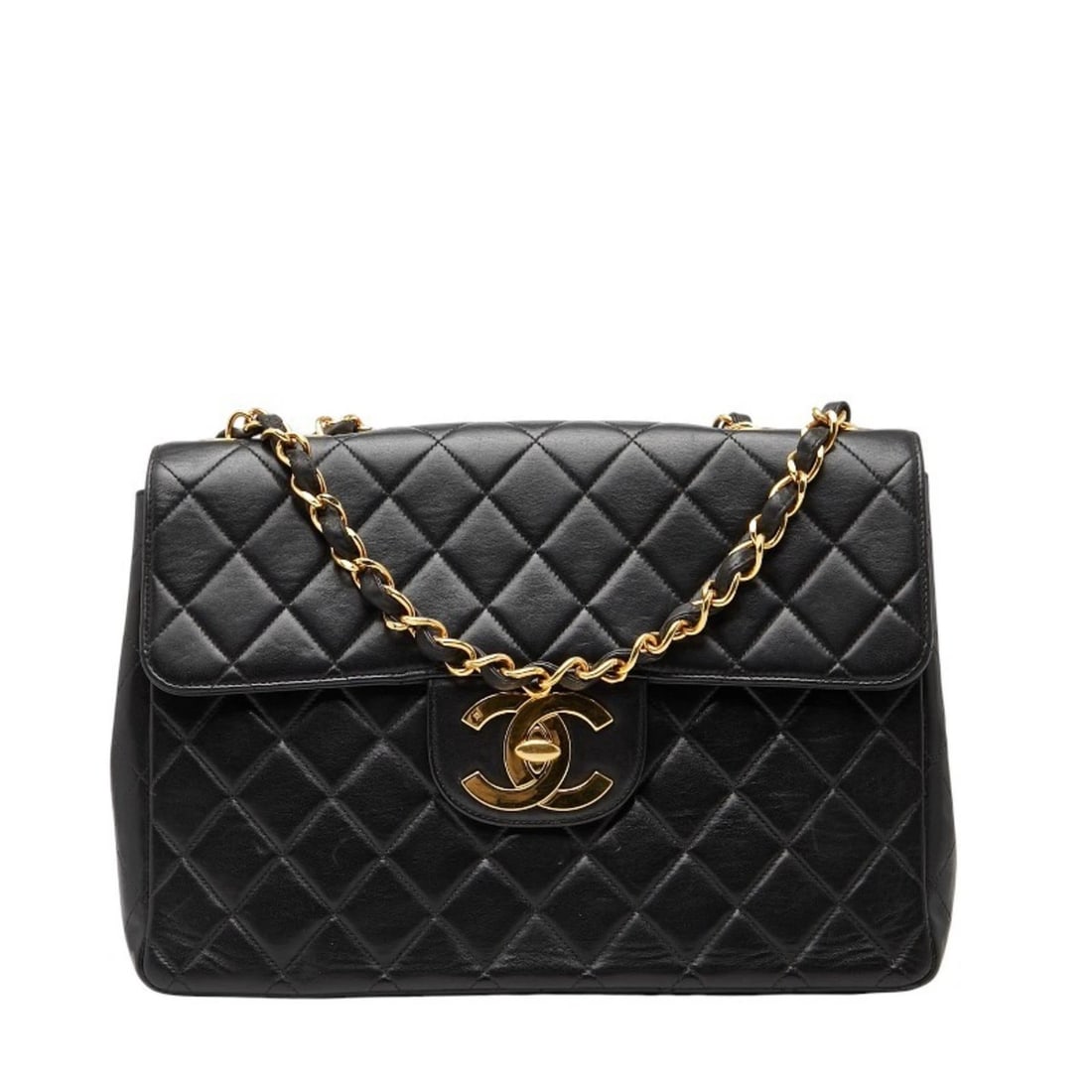 CHANEL DECA MATELASSE 30 COCO MARK CHAIN SHOULDER BAG (1 of 9)