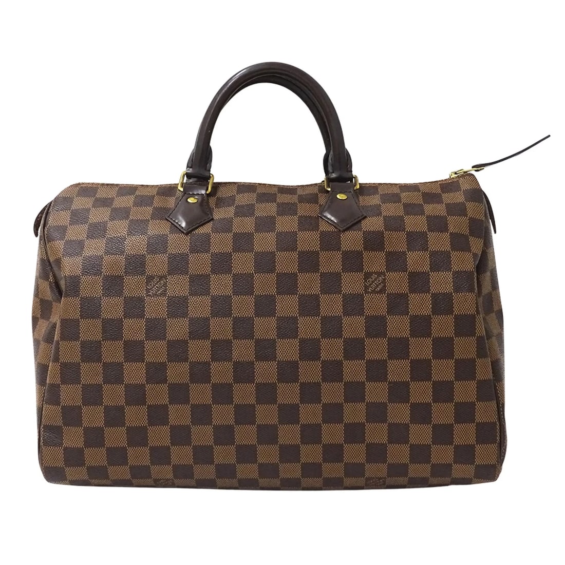 LOUIS VUITTON DAMIER SPEEDY 35 HANDBAG BROWN (1 of 6)