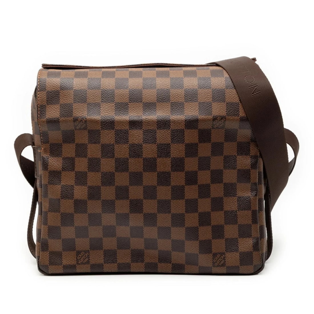 LOUIS VUITTON DAMIER EBENE NAVIGLIO MESSENGER BAG (1 of 4)
