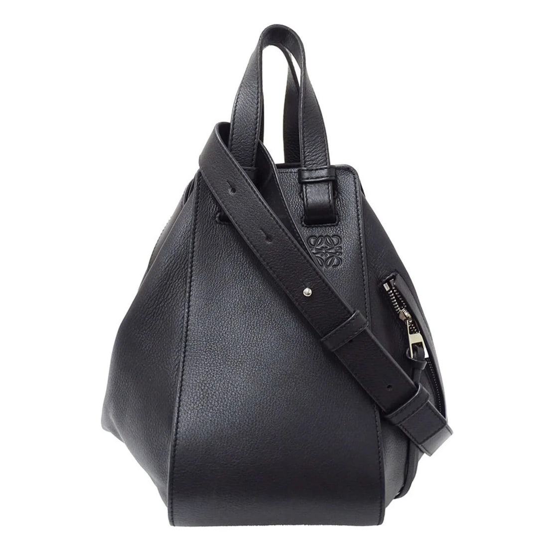 LOEWE WOMEN'S BRAND HANDBAG/SHOULDER BAG: LOEWE Women's Brand Handbag/Shoulder Bag Brand: Loewe Type/Style: Handbag, Shoulder bag Material: Leather Color: Black Size: Size (HxWxD) 25cm x 14cm x 25cm / 9.84'' x 5.51'' x 9.84'' Accessories