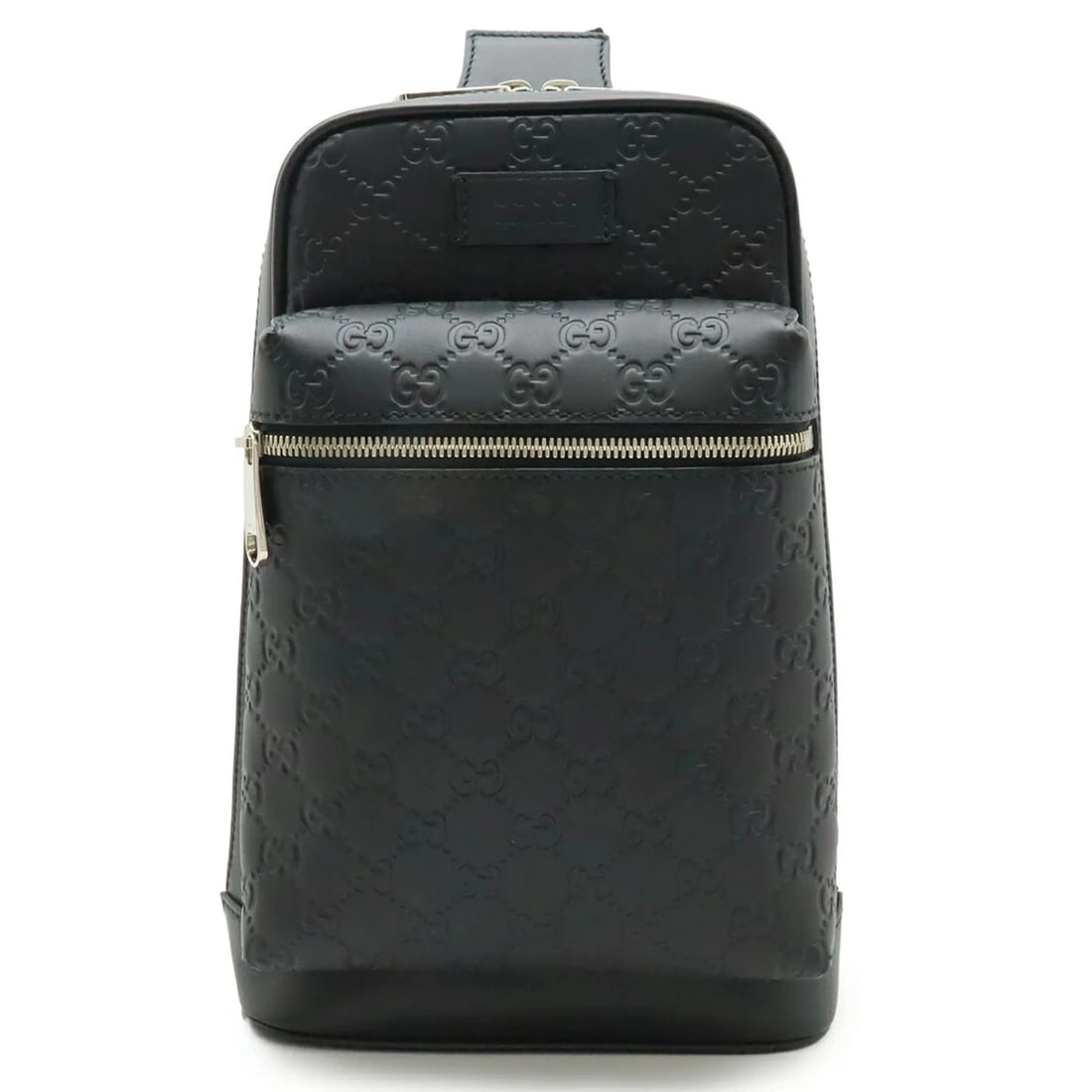 GUCCI GUCCISSIMA CROSSBODY/SHOULDER BAG: GUCCI Guccissima Crossbody/Shoulder Bag Brand: Gucci Type/Style: Shoulder bag Material: Leather Color: Black Size: Size (HxWxD) 30cm x 20cm x 8cm / 11.81'' x 7.87'' x 3.14'' Accessories: None