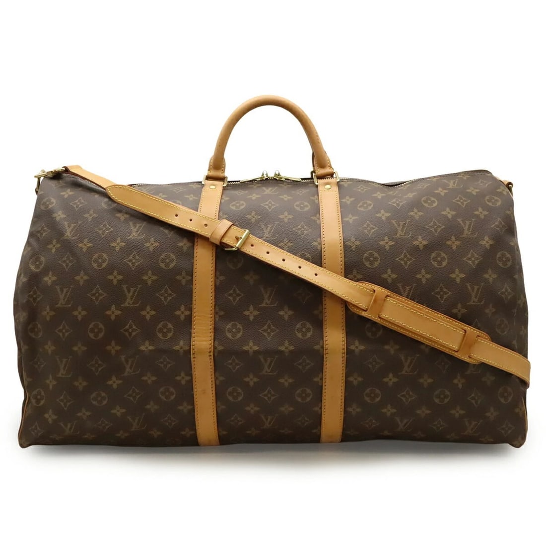 LOUIS VUITTON MONOGRAM KEEPALL BANDOULIERE 60 BOSTON BAG (1 of 10)