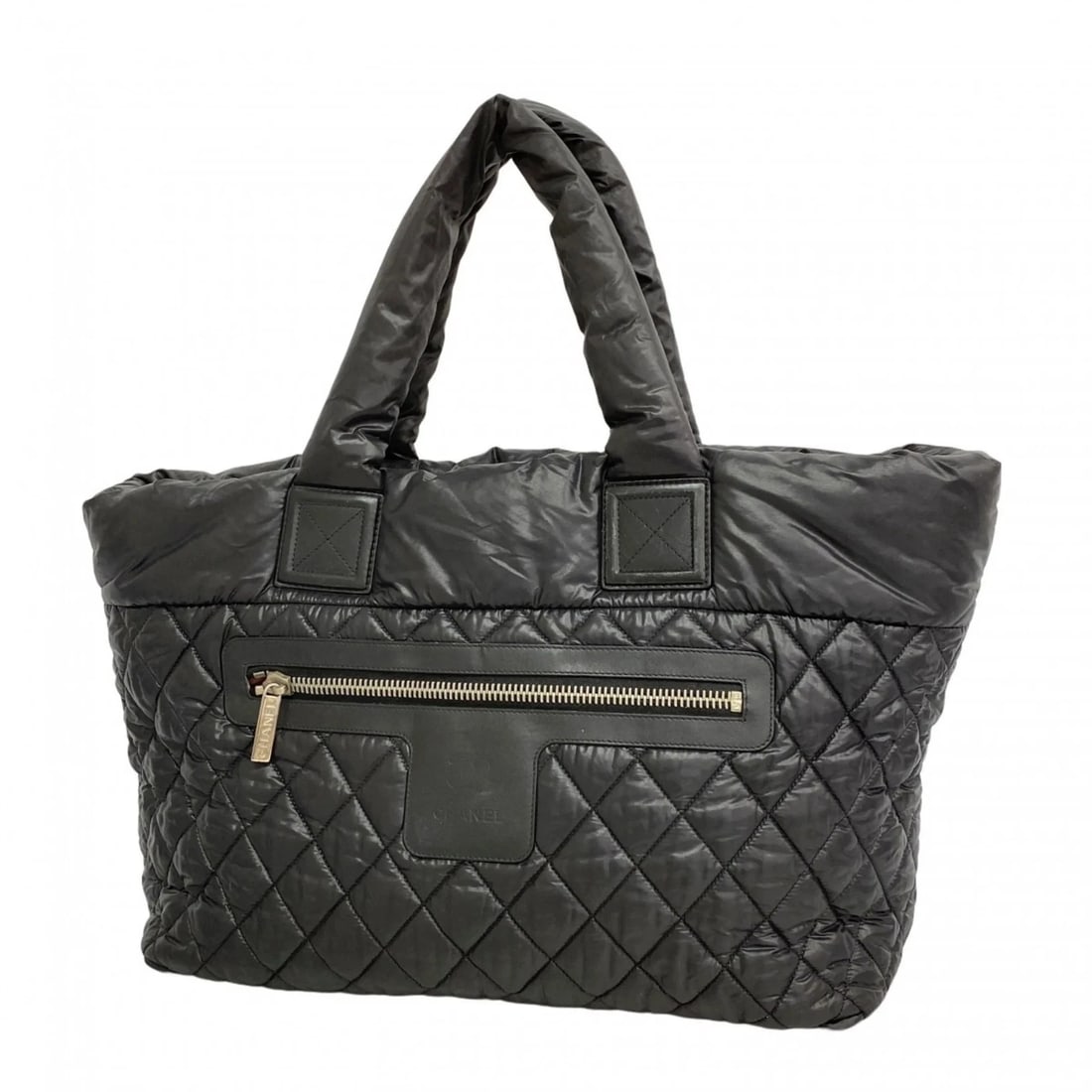 CHANEL COCO COCOON TOTE BAG NYLON BLACK (1 of 10)