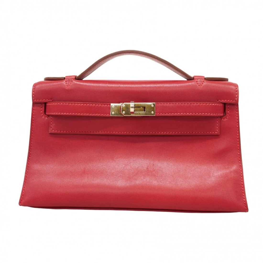 HERMES HANDBAG KELLY SWIFT ROUGE (1 of 10)