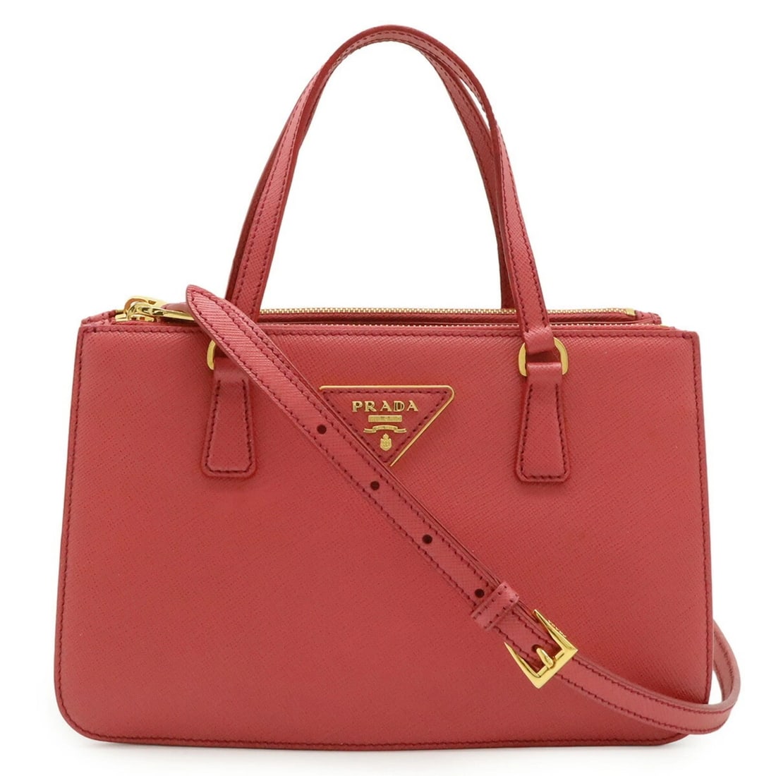 PRADA GALLERIA TRIANGLE HANDBAG/SHOULDER BAG (1 of 10)