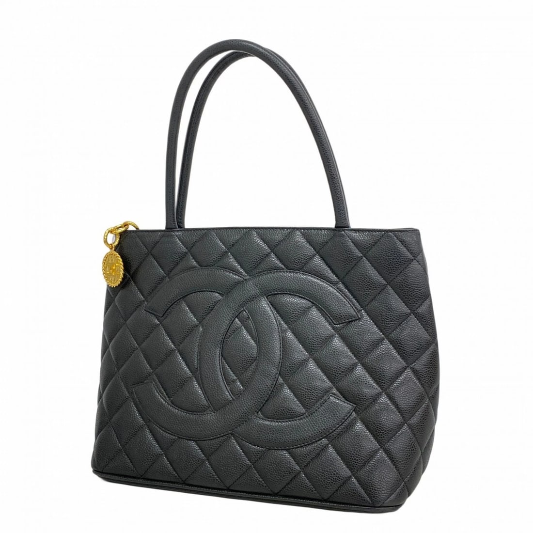 CHANEL REISSUE TOTE BAG CAVIARSKIN BLACK (1 of 7)