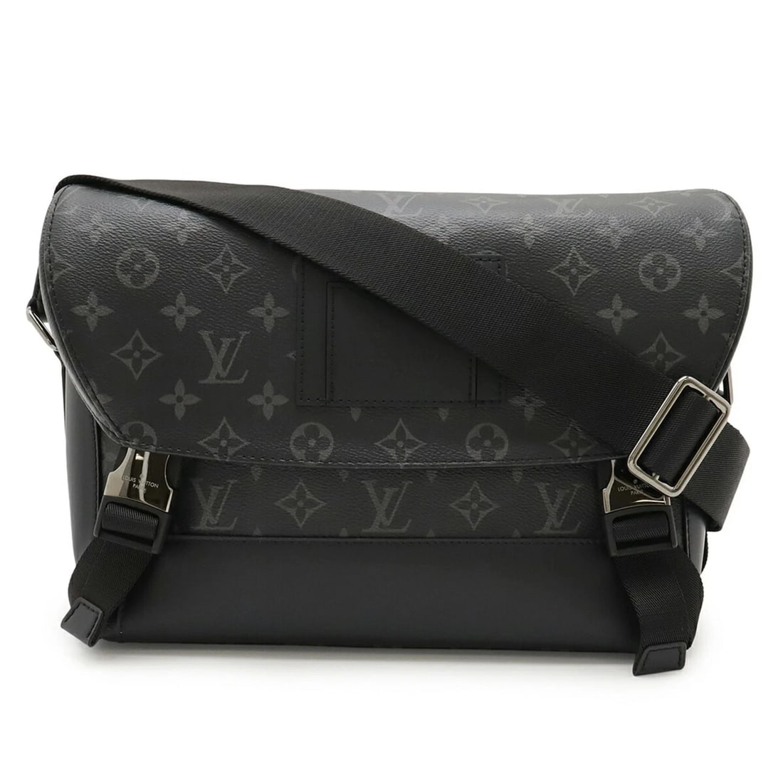 LOUIS VUITTON MONOGRAM ECLIPSE VOYAGE PM SHOULDER BAG: LOUIS VUITTON Monogram Eclipse Voyage PM Shoulder Bag Brand: Louis Vuitton Type/Style: Shoulder bag Material: Monogram Eclipse Color: Black, Gray Size: Size (HxWxD) 23cm x 32.5cm x 9.5cm / 9.05''