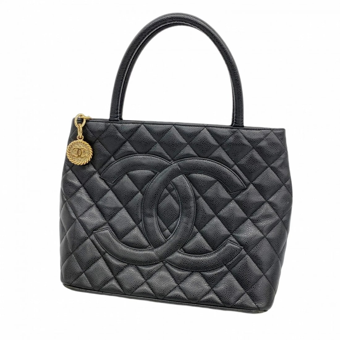 CHANEL REISSUE TOTE BAG CAVIARSKIN BLACK (1 of 12)