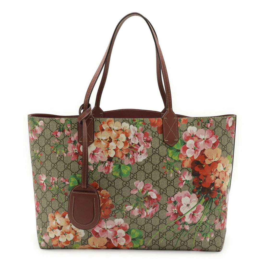 GUCCI GG BLOOMS SUPREME REVERSIBLE TOTE/SHOULDER BAG (1 of 9)