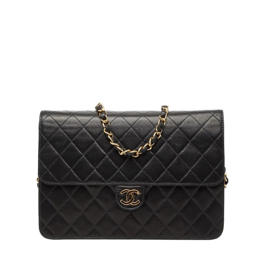 CHANEL MATELASSE COCO MARK CROSSBODY CHAIN SHOULDER BAG: CHANEL Matelasse Coco Mark Crossbody Chain Shoulder Bag Brand: Chanel Type/Style: Shoulder bag Material: Leather Color: Black Size: Size (HxWxD) 17.5cm x 25cm x 4.5cm / 6.88'' x 9.84'' x