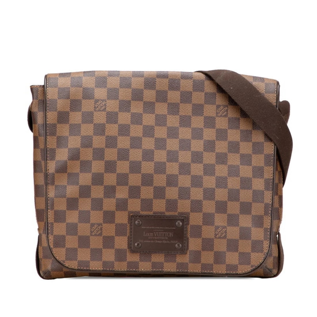 LOUIS VUITTON DAMIER BROOKLYN MM CROSSBODY SHOULDER BAG (1 of 6)