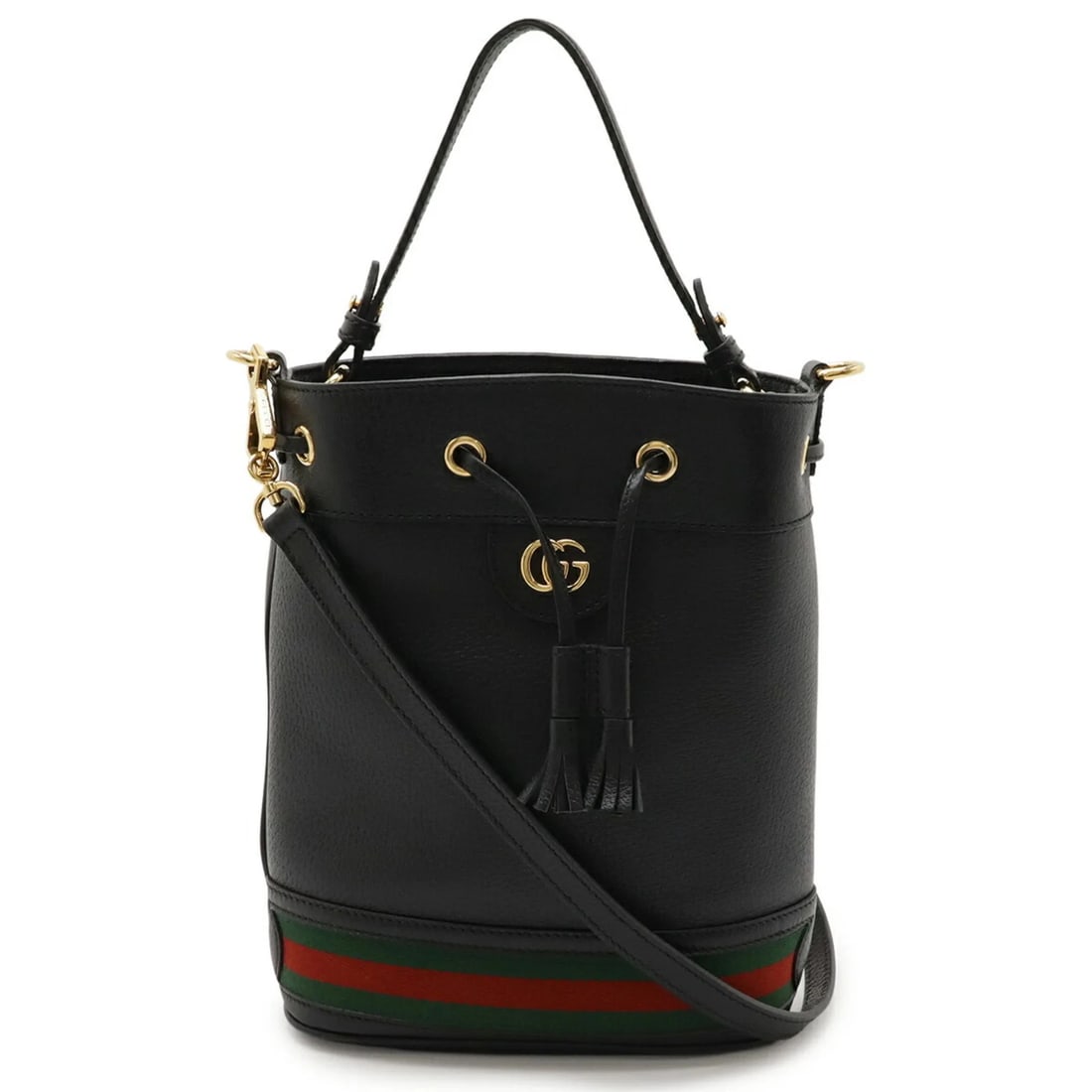 GUCCI OPHIDIA SMALL BUCKET BAG HANDBAG SHOULDER: GUCCI Ophidia Small Bucket Bag Handbag Shoulder Brand: Gucci Type/Style: Handbag Material: Leather Color: Black Size: Size (HxWxD) 25.5cm x 20cm x 10cm / 10.03'' x 7.87'' x 3.93'' 