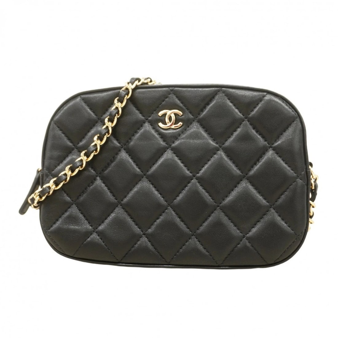 CHANEL MATELASSE SHOULDER BAG WITH CHAIN BAG LAMBSKIN (1 of 9)