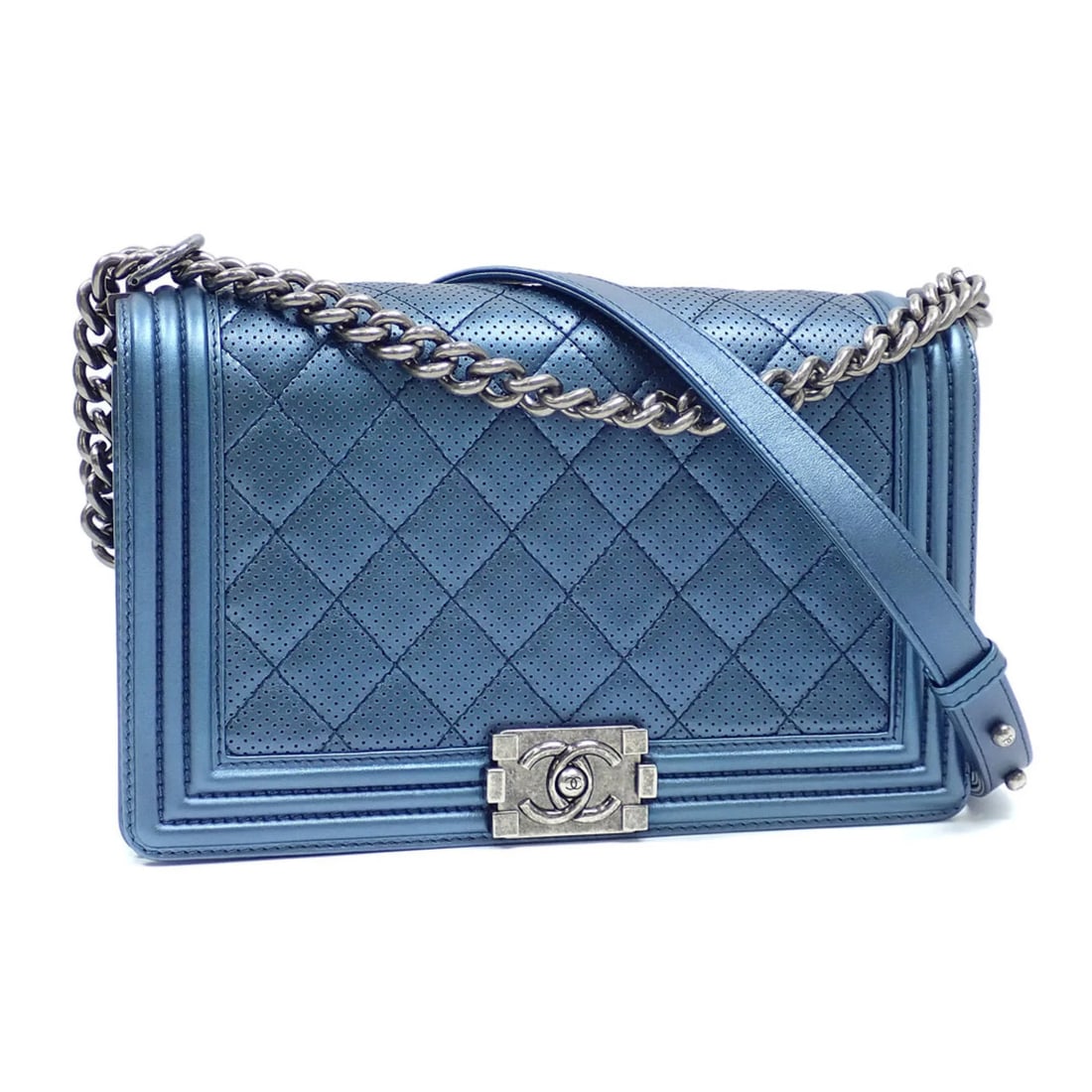 CHANEL CHAIN SHOULDER BAG BOY (1 of 6)