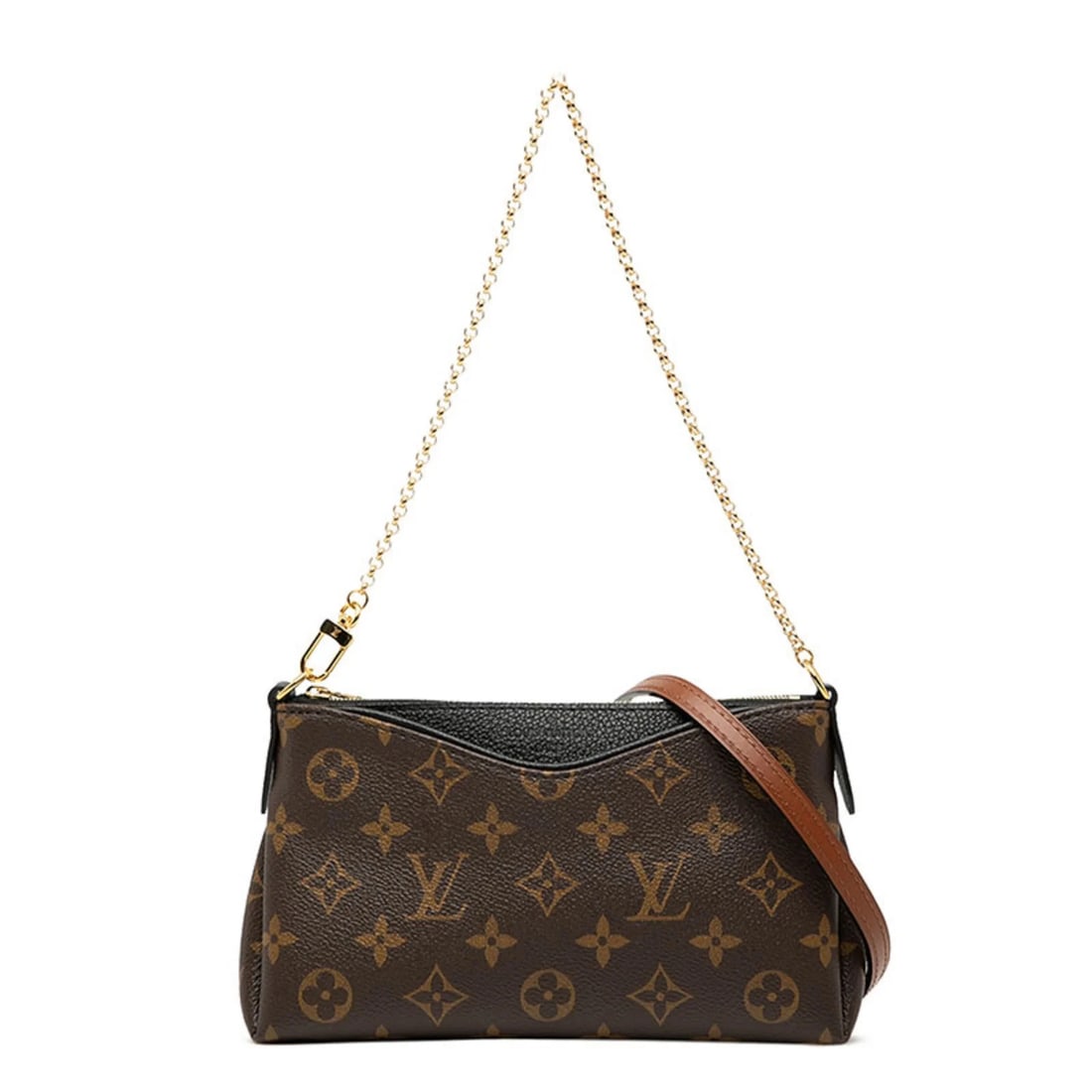 LOUIS VUITTON MONOGRAM PALLAS CLUTCH SHOULDER BAG (1 of 4)