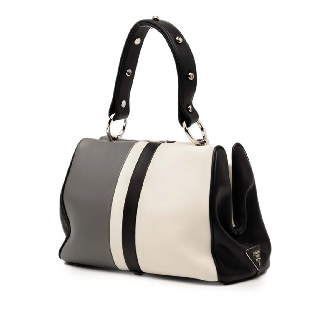 PRADA BAIADERA FRAME HANDBAG - 2