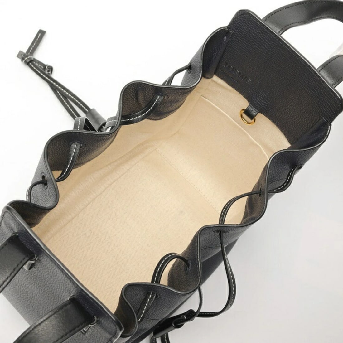 LOEWE HAMMOCK DRAWSTRING BAG - 5