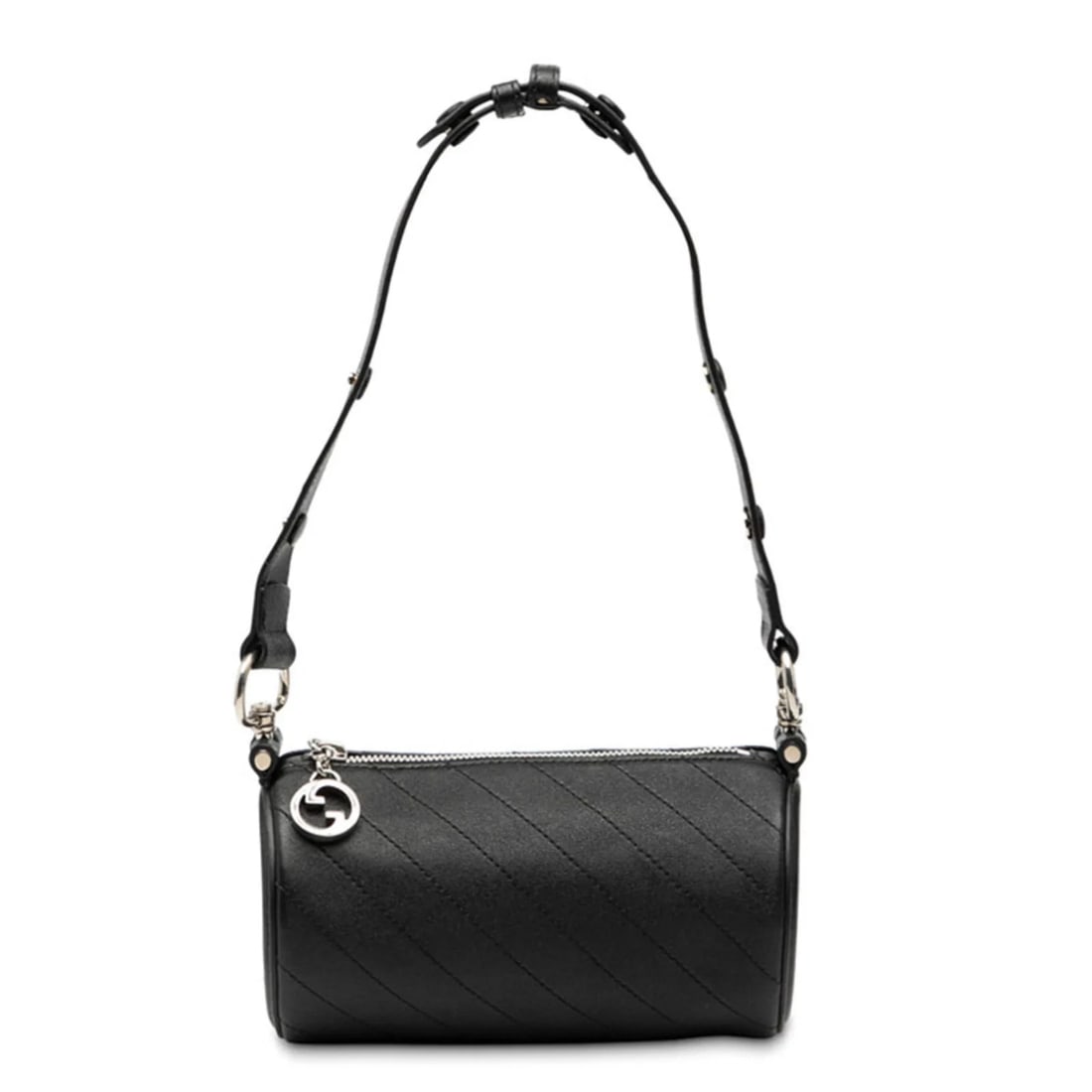GUCCI BLONDIE SHOULDER BAG BLACK LEATHER: Gucci Blondie Shoulder Bag Black Leather Brand: Gucci Type/Style: Shoulder bag Material: Leather Color: Black Size: Size (HxWxD) 10cm x 19cm x 10cm / 3.93'' x 7.48'' x 3.93'' Accessories: None