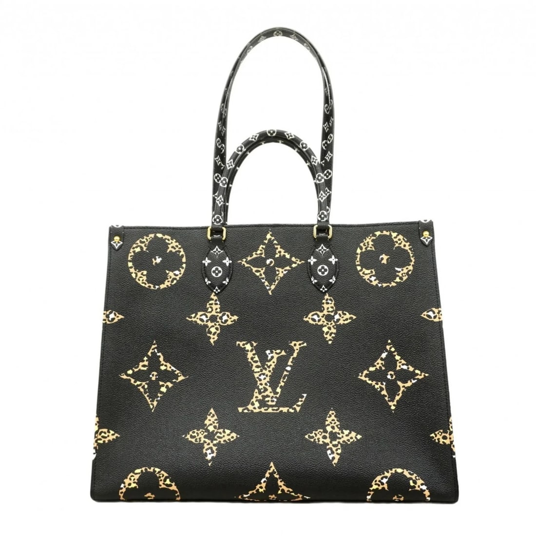 LOUIS VUITTON MONOGRAM JUNGLE ON THE GO GM HANDBAG (1 of 10)