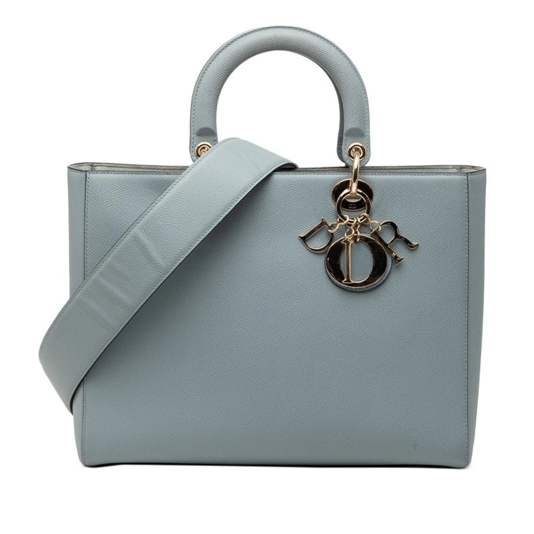CHRISTIAN DIOR DIOR LADY SHOULDER BAG/HANDBAG: Christian Dior Dior Lady Shoulder Bag/Handbag Brand: Christian Dior Type/Style: Handbag, Shoulder bag Material: Leather Color: Gray Size: Size (HxWxD) 24cm x 31cm x 12cm / 9.44'' x 12.2'' x 4.72''