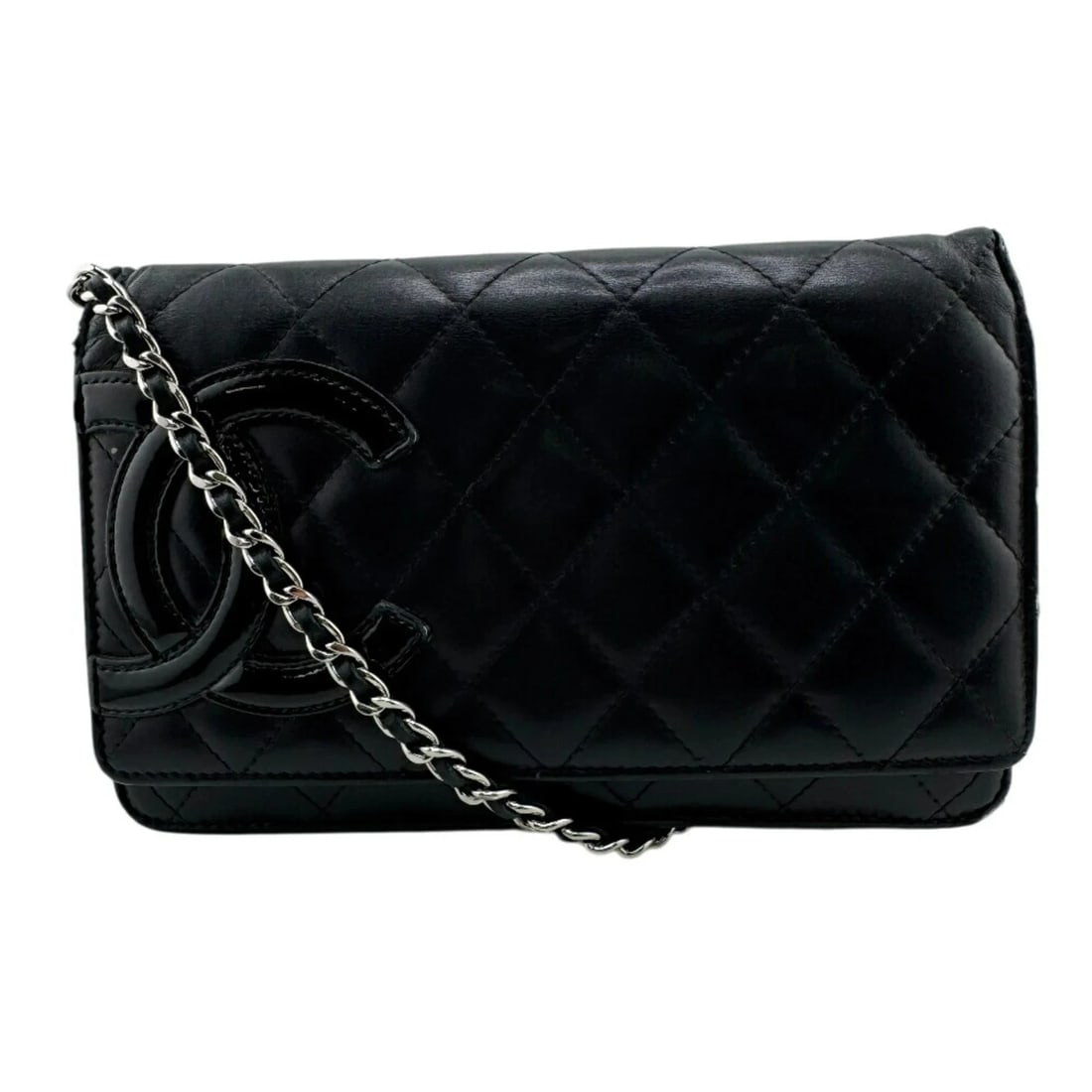 CHANEL CAMBON MATELASSE SHOULDER BAG BLACK (1 of 9)