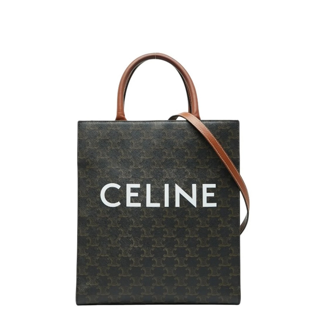 CELINE TRIOMPHE VERTICAL CABAS SMALL TOTE/SHOULDER BAG (1 of 10)