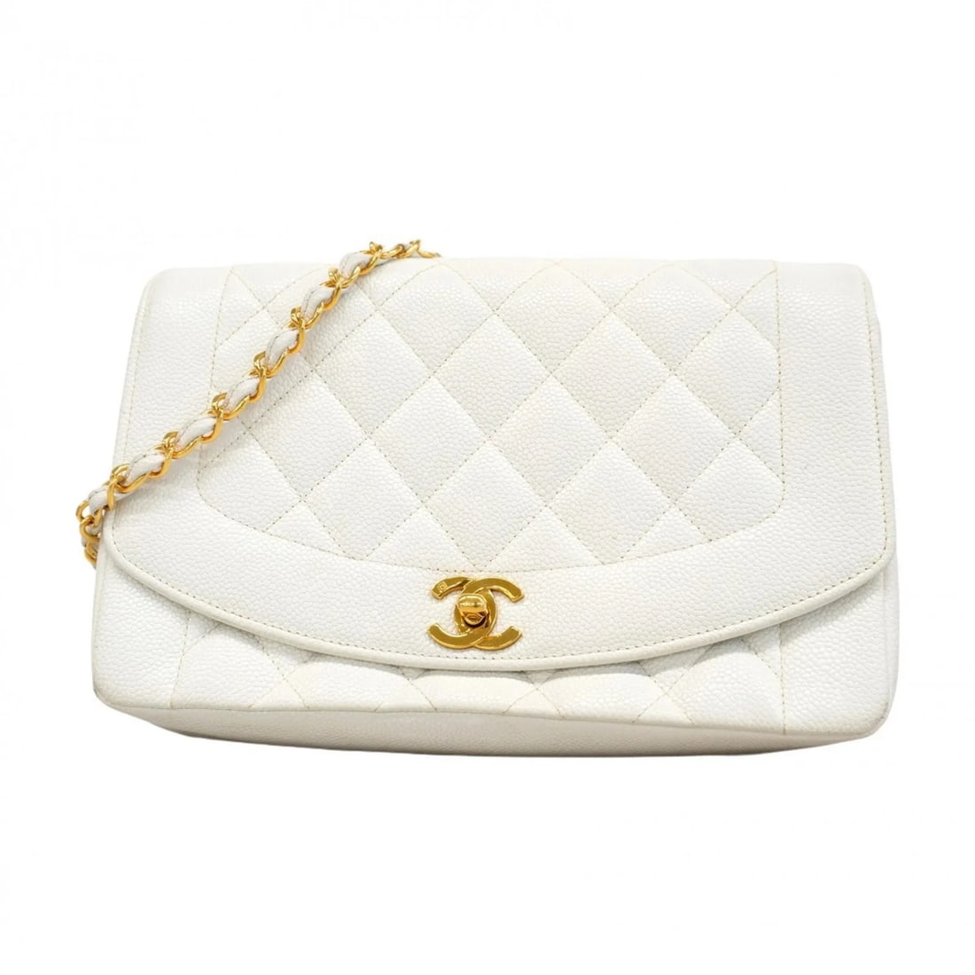 CHANEL DIANA MATELASSE CHAIN SHOULDER BAG (1 of 10)