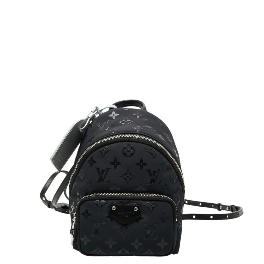 LOUIS VUITTON MONOGRAM PALM SPRINGS MINI BACKPACK: Louis Vuitton Monogram Palm Springs Mini Backpack Brand: Louis Vuitton Type/Style: Backpack Material: Nylon Color: Black, Noir Size: Size (HxWxD) 21cm x 16cm x 10cm / 8.26'' x 6.29'' x 3.93'' Acc