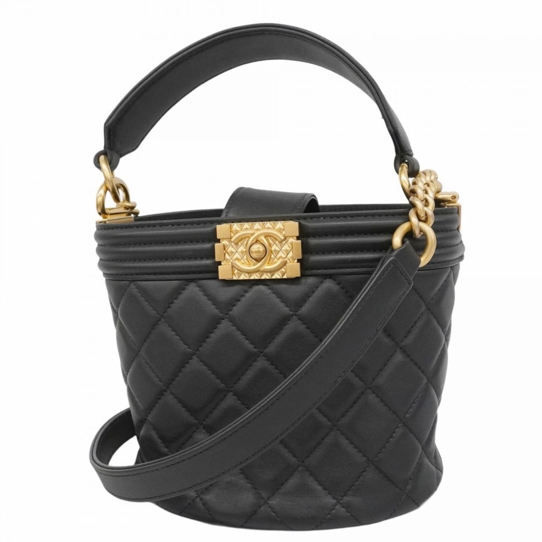 CHANEL BOY HANDBAG CHAIN SHOULDER BAG (1 of 10)