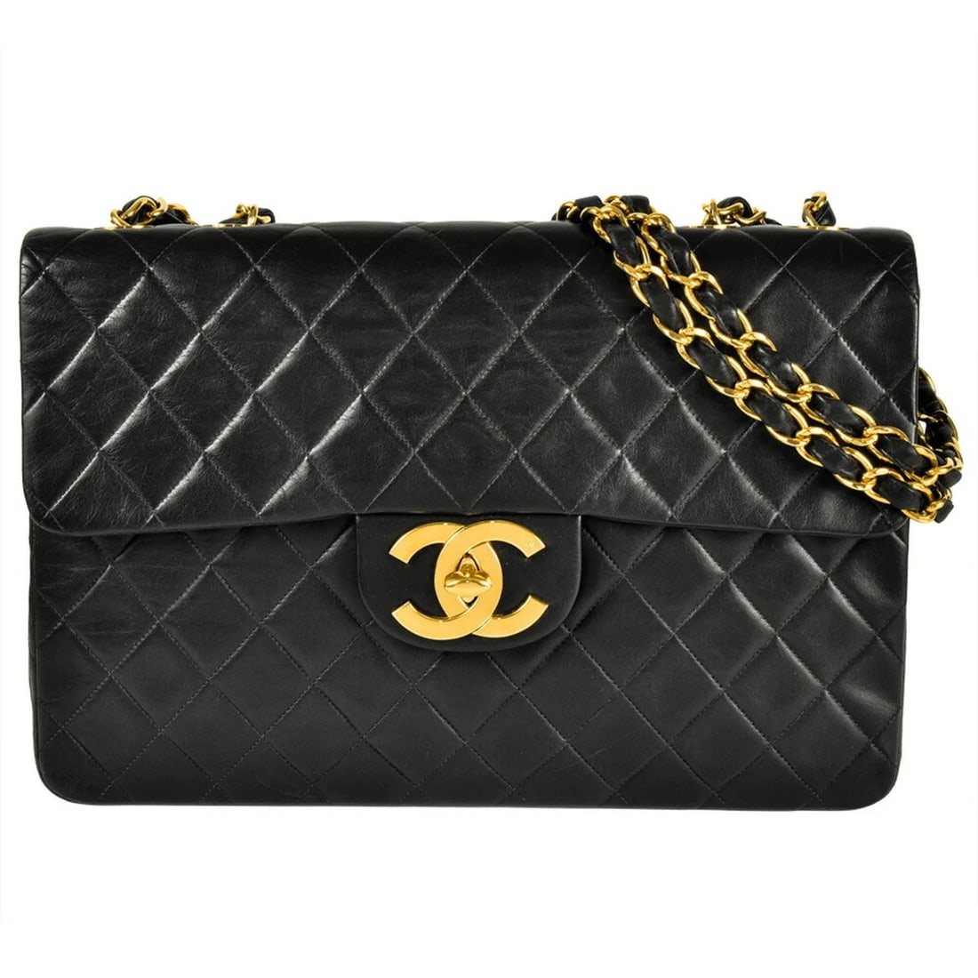 CHANEL DECA MATELASSE 34 CHAIN SHOULDER BAG: CHANEL Deca Matelasse 34 Chain Shoulder Bag Brand: Chanel Type/Style: Shoulder bag Material: none Color: Black Size: Size (HxWxD) 23cm x 34cm x 10cm / 9.05'' x 13.38'' x 3.93'' Accessories: None