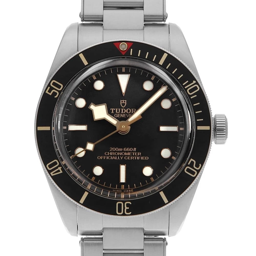 TUDOR BLACK WRIST WATCH (1 of 3)