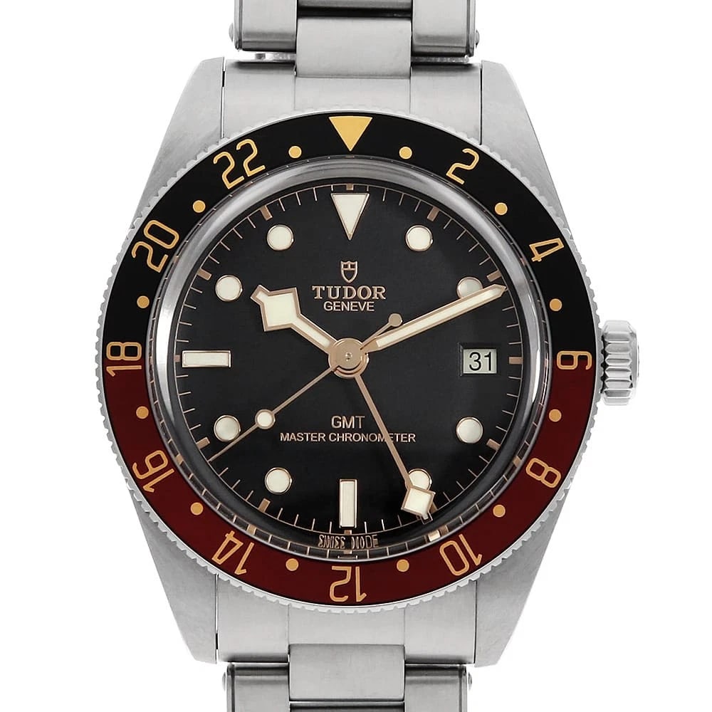 TUDOR BLACK WRIST WATCH (1 of 3)