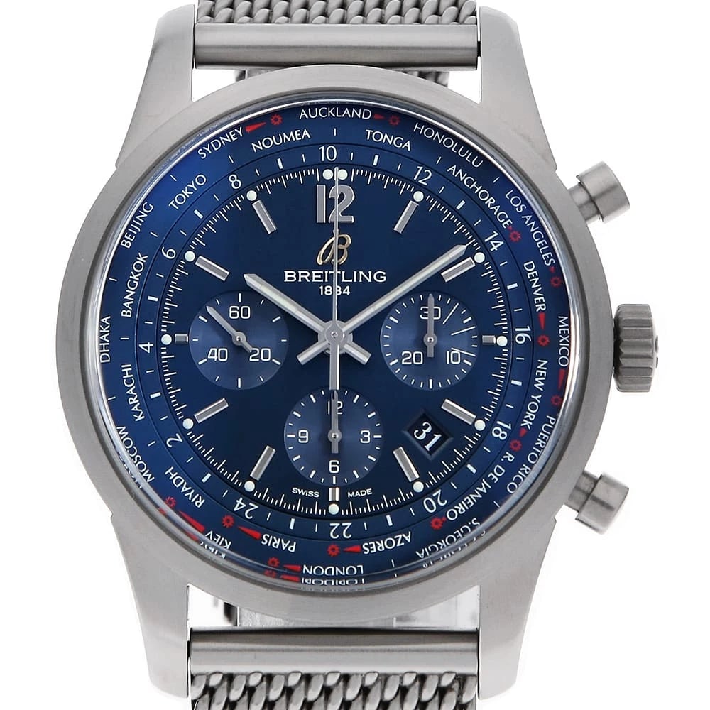 BREITLING TRANSOCEAN UNITIME PILOT WRIST WATCH (1 of 3)