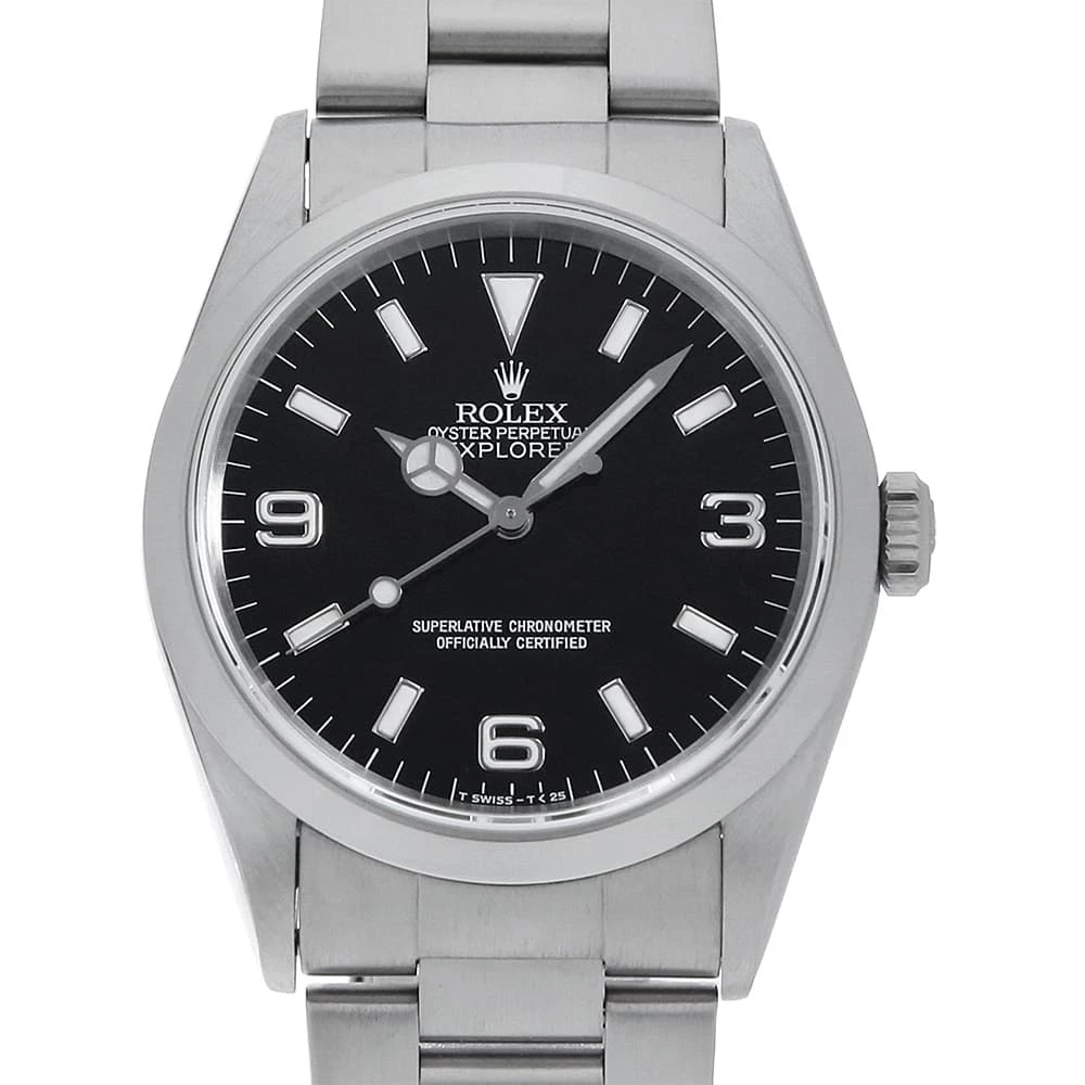 ROLEX EXPLORER I BLACK ALL TRITIUM SINGLE WRIST WATCH (1 of 7)
