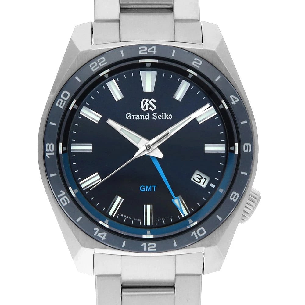 GRAND SEIKO SPORTS COLLECTION QUARTZ WRIST WATCH: Grand Seiko Sports Collection Quartz Wrist Watch Brand: Grand Seiko Type: Wrist watch Material: Band Material Stainless Steel, Case Material Stainless Steel Color: Blue Size: Case:W40mm Circumfere