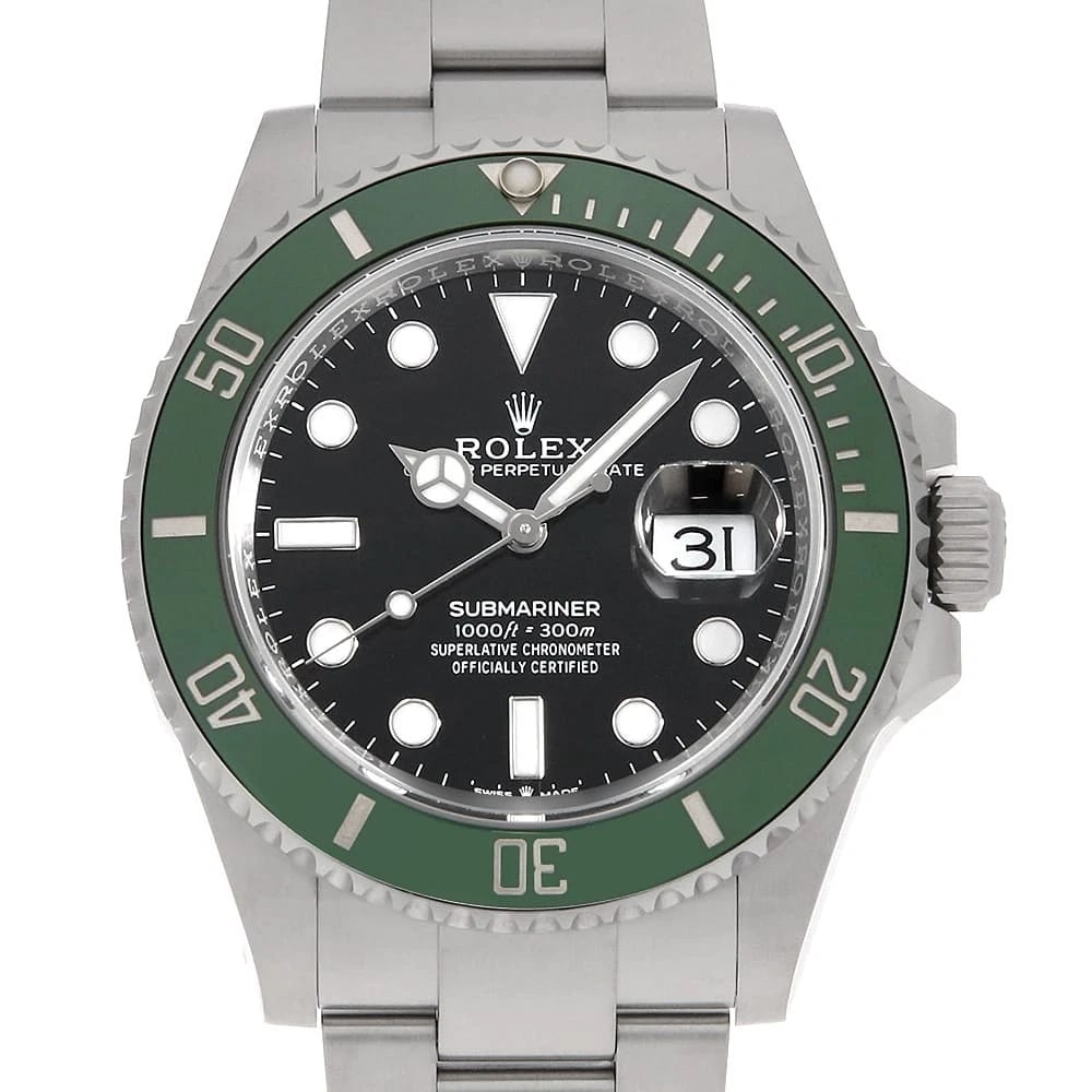 ROLEX SUBMARINER DATE BLACK NEW BEZEL WRIST WATCH (1 of 5)